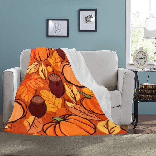 Autumn Crunch Ultra-Soft Micro Fleece Blanket