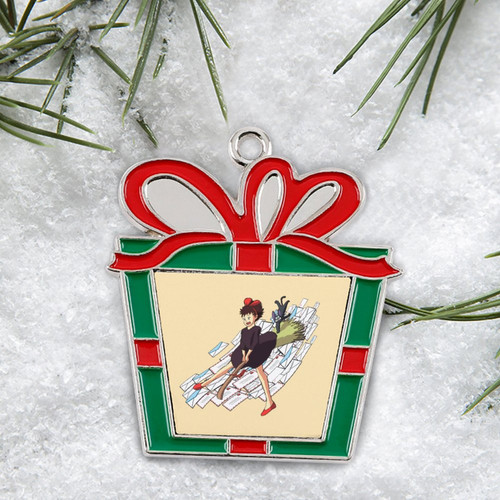 Kiki's Delivery Service Letter Wave Christmas Aluminum Ornament-Trapezoid