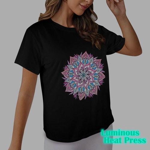 Trans Pride Women's Glow in the Dark T-shirt (Front Printing)