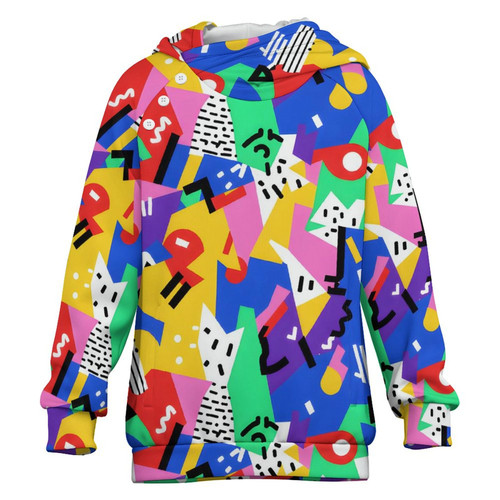 Pride of Kaleido All Over Print Kids Hoodie-MXU039
