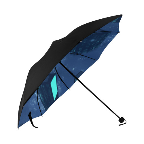 Nighttime Cityscape Anti-UV Foldable Umbrella (Underside Printing) (U07)