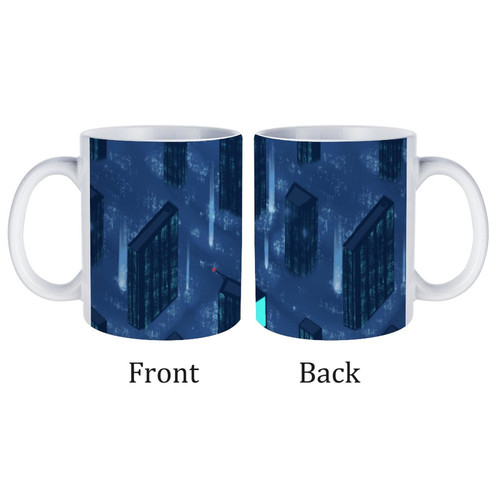 Nighttime Cityscape Custom White Mug (11oz)