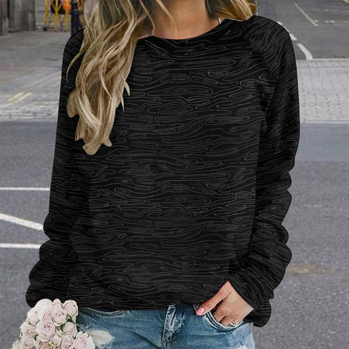 Flow Lines Women's Raglan Crewneck Sweatshirt