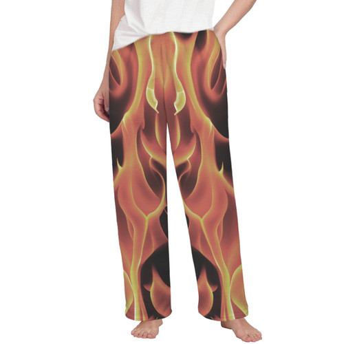 Flames Women's Flannel Pajama Trousers