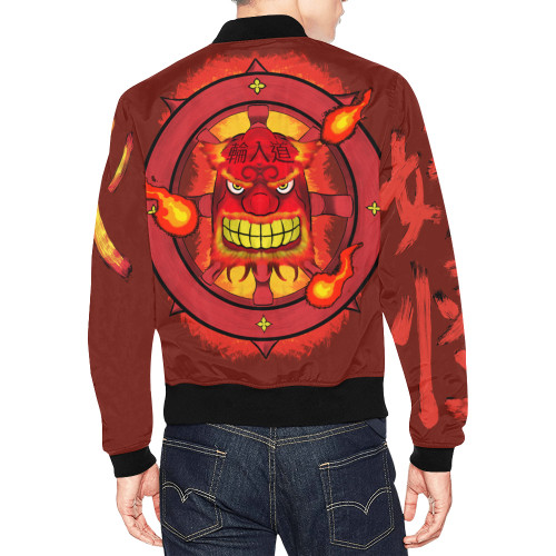 Wanyudo All Over Print Bomber Jacket for Men (Model H19)