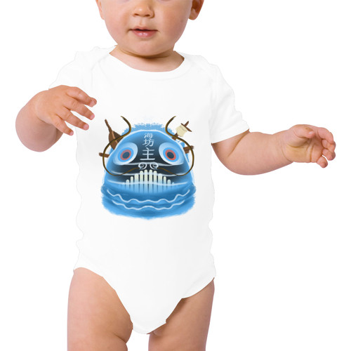 Umibozu Baby Short Sleeve One Piece (Front Printing)