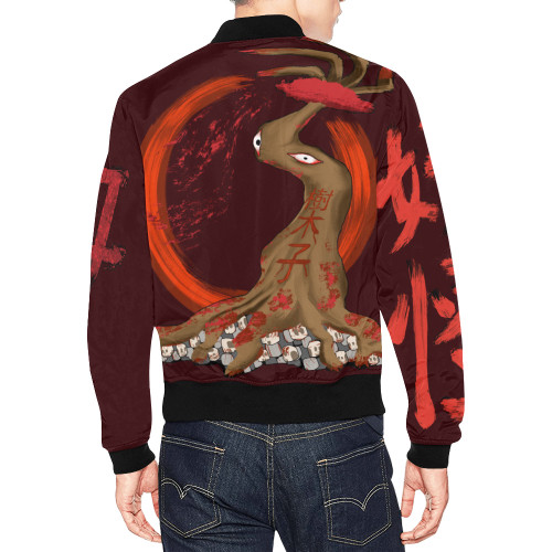 Jubokko All Over Print Bomber Jacket for Men (Model H19)