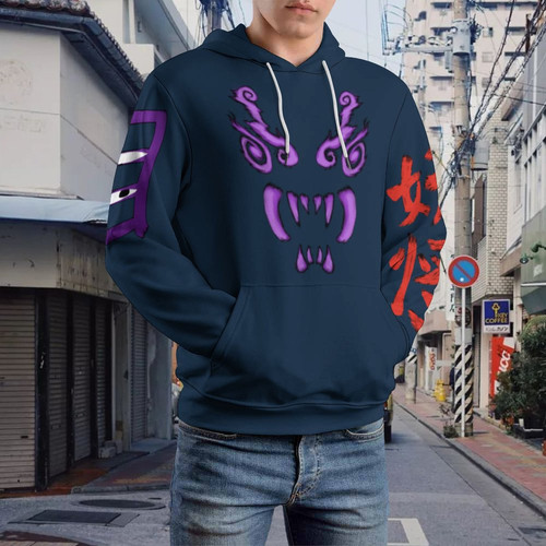 Tenome Loose Fit All-Over Print Hoodie for Adults