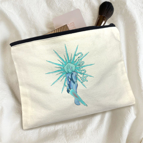 Tsurara Onna Zipper Pouch 8.85"x6.88"(Front Printing)