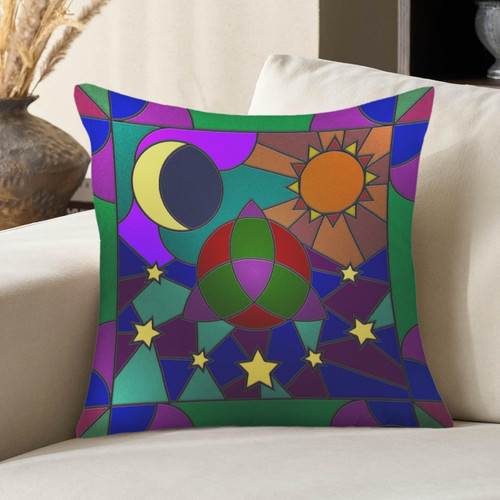 Sun Moon Stars Envelope Pillow Case (Two-Sided Print)