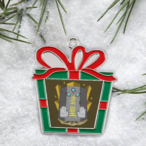 Nurikabe Christmas Aluminum Ornament-Trapezoid