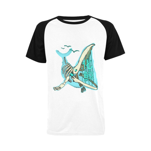 Bake-Kujira Men's Raglan T-shirt (USA Size) (Model T11)