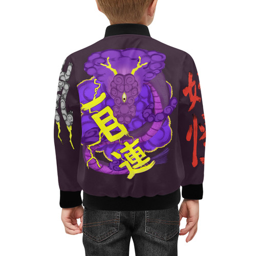 Ichimokuren Kids' Bomber Jacket with Pockets (Model H40)