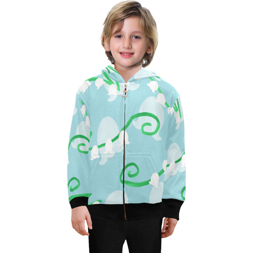 Lily Of the Valley Big Boys' Zip Up Hoodie (H58)