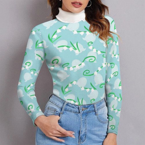Lily Of the Valley Women's Turtleneck Sweater