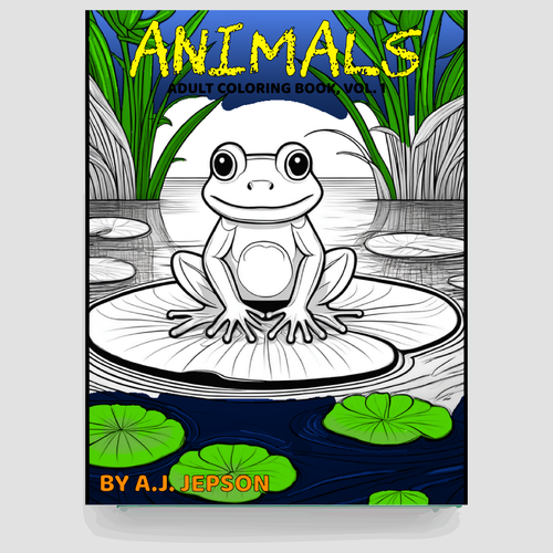 Animals, Volume 1 Digital Coloring Book