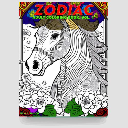 Zodiac, Volume 1  Digital Coloring Book