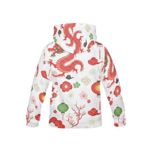Fúyún All Over Print Hoodie for Kid (USA Size) (Model H13)