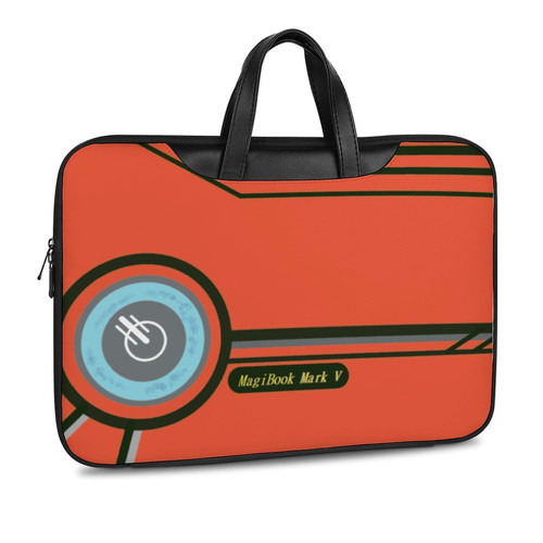 Majibook Mark V Red PU Leather Laptop Bag