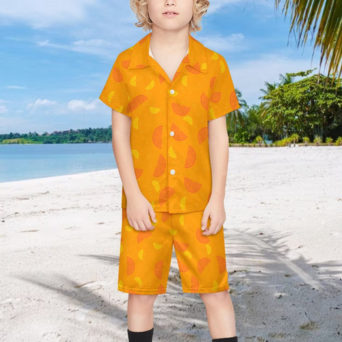 Orange Soda Children's Casual Beach Set