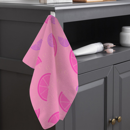 Pink Sparkling Lemonade Towel 40x60cm (One Side)