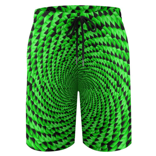 Green Triangle Vortex Children's Beach Pants