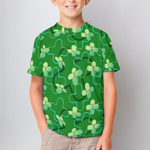 Halftone Clover Children's T-shirt