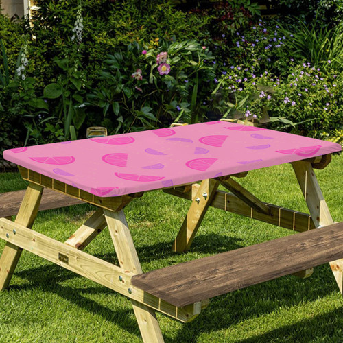 Pnk Sparkling Lemonade Picnic Table Cover