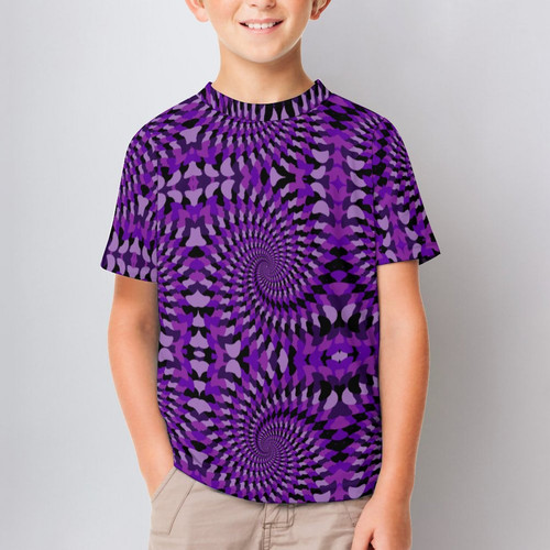 Purple Swirling Clouds Children's T-shirt