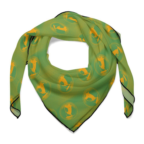 My Neighbor Totoro Bubble Walking Gold Custom Scarf 