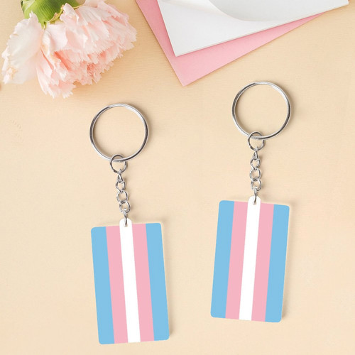 Trans Acrylic Keychain