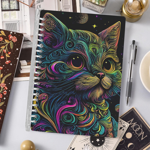 Cosmic Cat 2 Loose-Leaf Notebook (Cover Print)