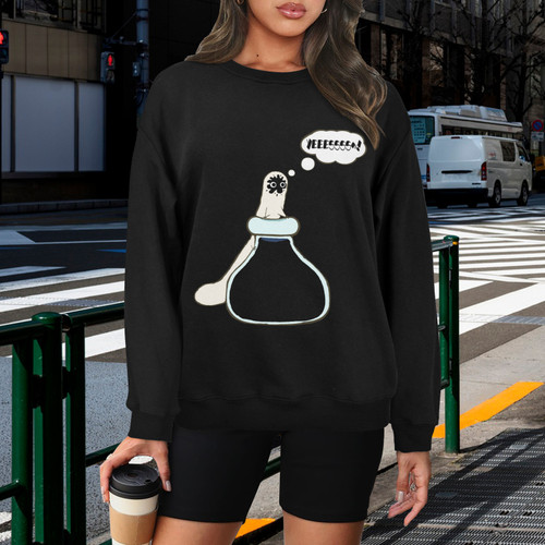 Witch Hat Atelier Brushbuddy got into the ink Unisex Fleece Sweatshirt (Front Printing)