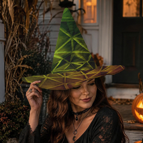 Forever Crystals Quilted Witch Hat
