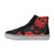 Skulls & Flowers  Men's High Top Skateboarding Shoes (Model E001-1)