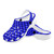 Blue Cube  Custom Print Foam Clogs for Adults