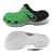 Green Cubes  Fleece Lined Foam Clogs for Adults