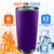 Marble Purple  20oz Mobile Tumbler with Lid (Black Lock)