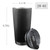 Faux Leather  20oz Mobile Tumbler with Lid (Black Lock)