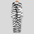 White TIger  One-Piece Zip-Up Hooded Loungewear