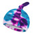 Tie Dye 3  Top Knot Hat for Baby (A set of 2)