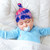 Tie Dye 7  Top Knot Hat for Baby (A set of 2)
