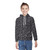 Abstract Floral Black All Over Print Children's Hoodie