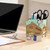 Ninja Pikachu Vs Shogun Meowth & Kingler, House of Crab Square Pen Holder
