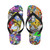61 Design Sticker Bomb  Flip Flops for Men/Women (Model 040)
