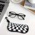 Fading Checkers Glasses Storage Bag (Horizontal)