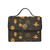 Halloween Pattern Orange Waterproof Canvas Bag-Black (All Over Print) (Model 1641)
