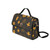 Halloween Pattern Orange Waterproof Canvas Bag-Black (All Over Print) (Model 1641)