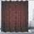 Red Sci-Fi Cubes Shower Curtain