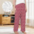 Red Cubes Women's Flannel Pajama Trousers